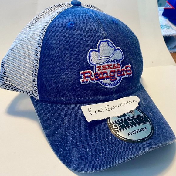 *Rare* Nwt Texas Rangers New Era 9Forty Trucker Mesh Adjustable Hat Cap Cowboy